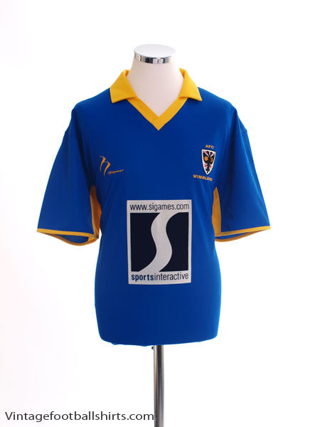2002-04 AFC Wimbledon Home Shirt *Mint* L Football Shirt