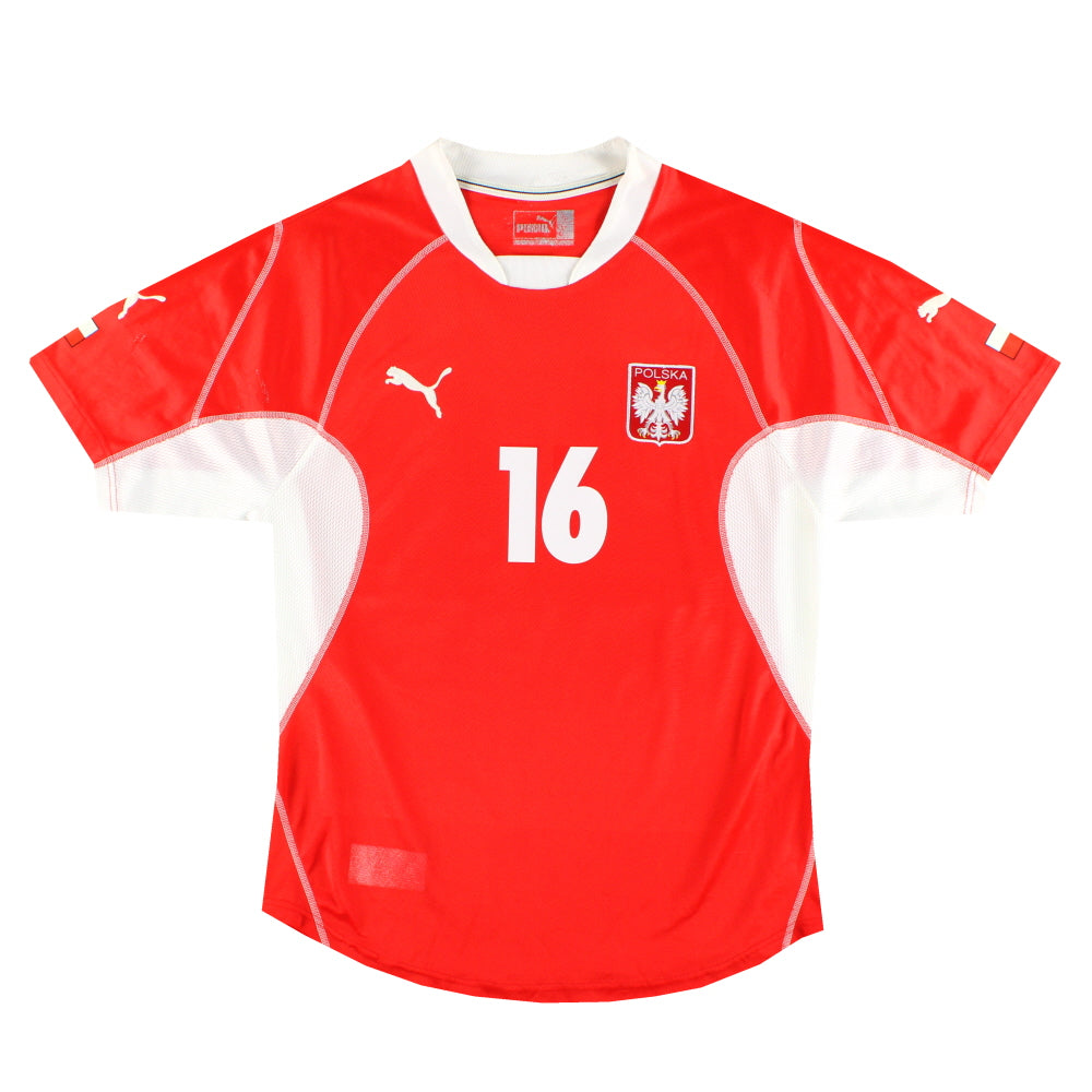 2002-04 Poland Puma Away Shirt Murawski #16 L | Vintage Football