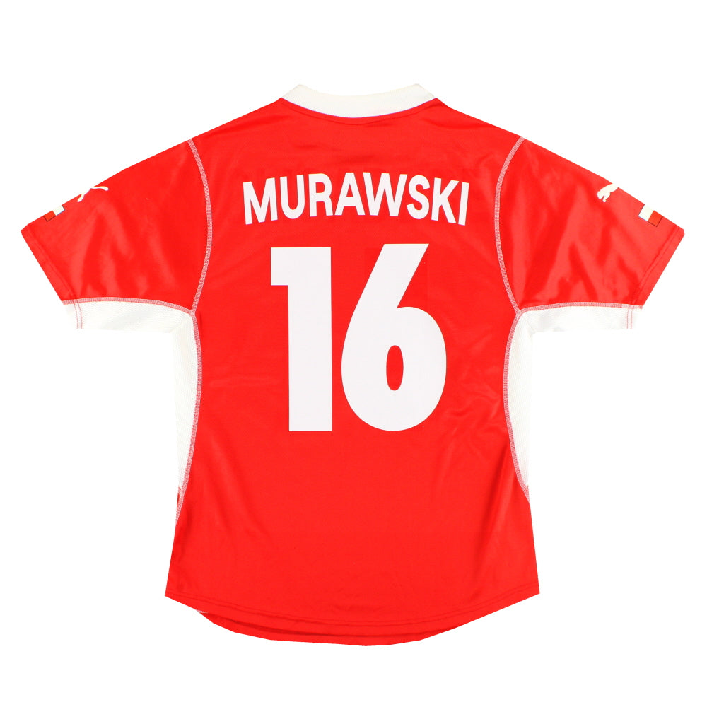 2002-04 Poland Puma Away Shirt Murawski #16 L | Vintage Football