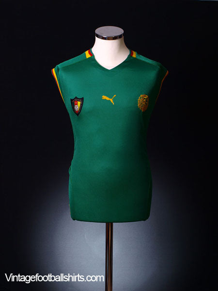 2002 Cameroon Home Sleeveless Vest Shirt XXL  Vest