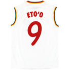 2002 Cameroon Puma Away Sleeveless Vest Shirt Eto'o #9 XL Vest