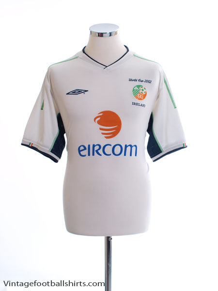 2002 Ireland 'World Cup' Away Shirt L Football Shirt