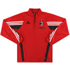 2003-04 AC Milan adidas 1/4 Zip Training Top S Football Shirt
