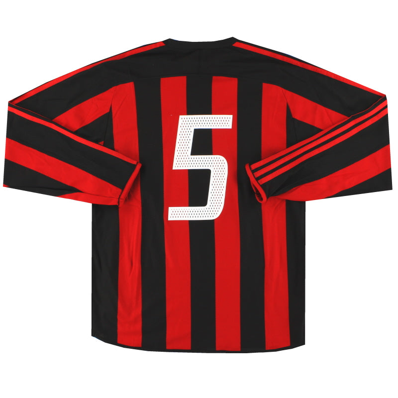 adidas サッカーシャツ Ac Milan 2005-06 AC Milan adidas Training L/S Shirt - 8/10 - (M)