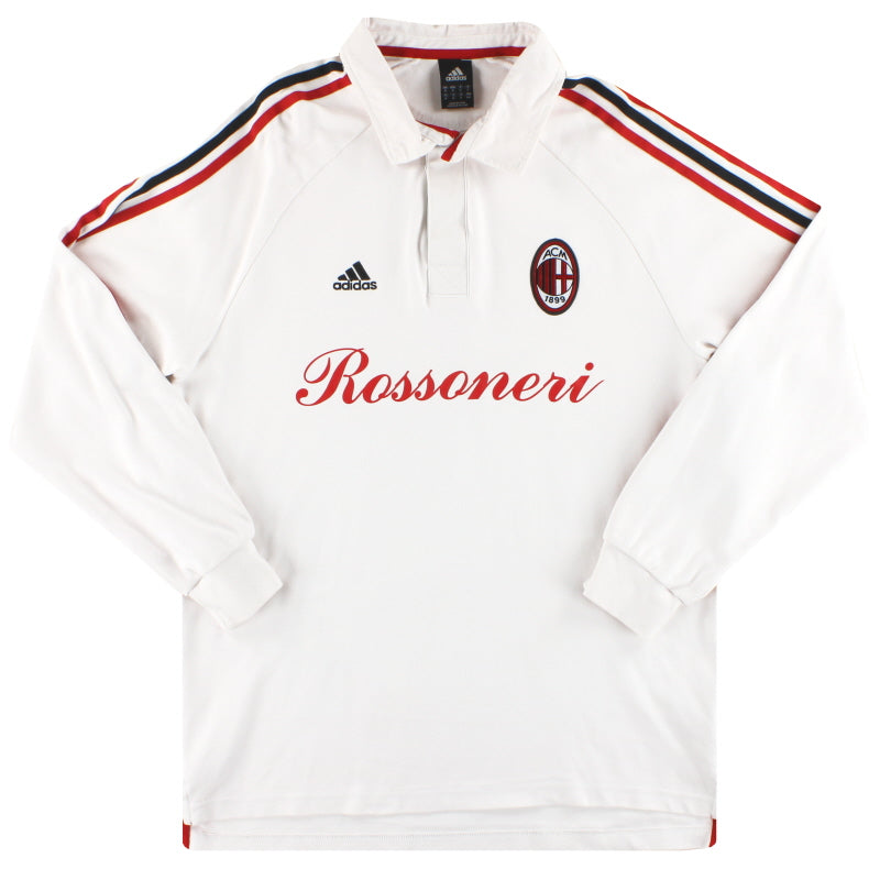 2003-04 AC Milan adidas Polo Shirt L/S M Polo Shirt
