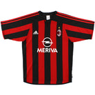 2003-04 AC Milan Home Shirt S Football Shirt