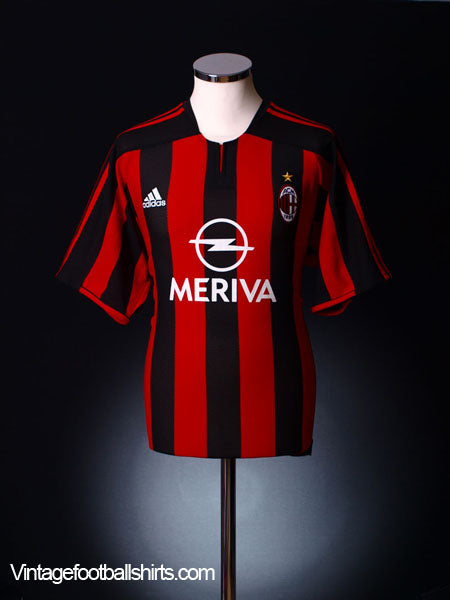 2003-04 AC Milan Home Shirt XL Football Shirt