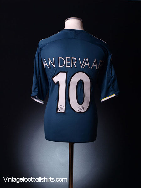 Maillot Ajax Adulte Extérieur 2003-2004 – Taille L, #10 Van Der Vaart (Adidas, Tunisie)
