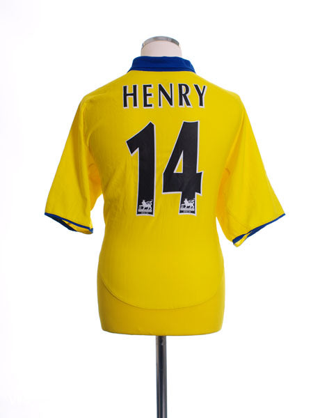 2003-04 Arsenal Away Shirt Henry #14 *Mint* L Football Shirt