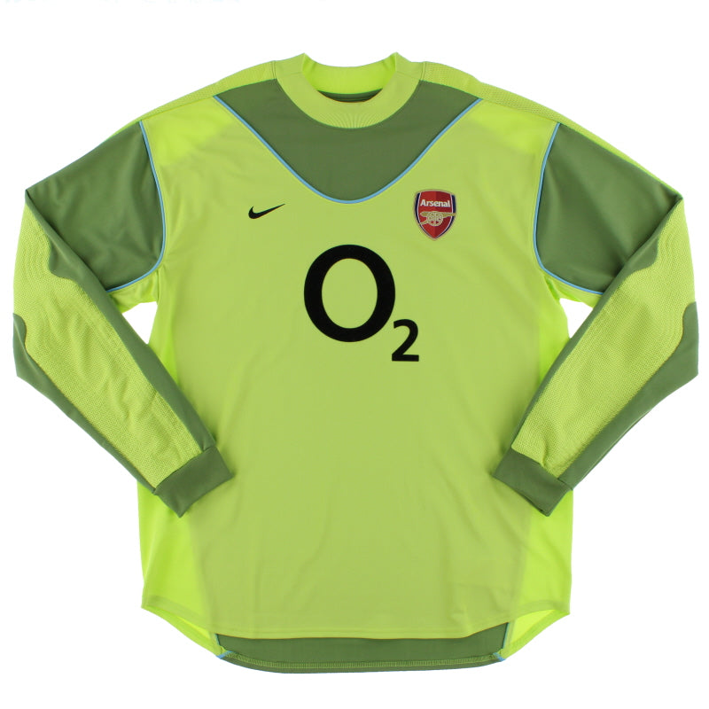 2003-04 Arsenal Goalkeeper Shirt *Mint* XL 112715 | Vintage