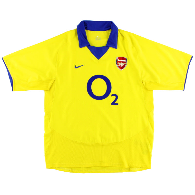 2003-04 Arsenal Nike Away Shirt  L.Boys Football Shirt