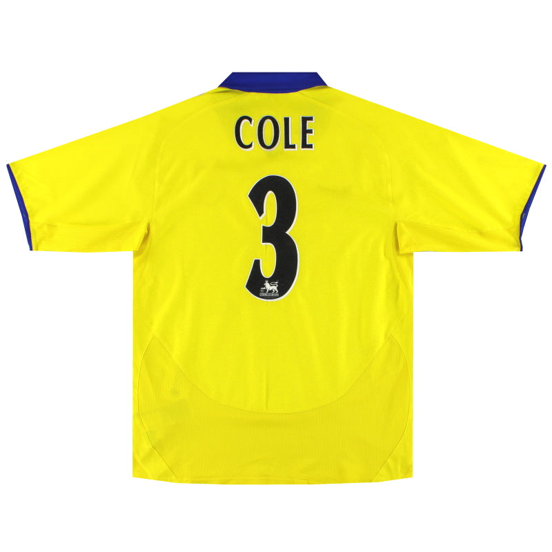 2003-04 Arsenal Nike Away Shirt Cole #3 M Football Shirt