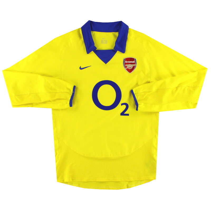 2003-04 Arsenal Nike Away Shirt L/S XXL Football Shirt
