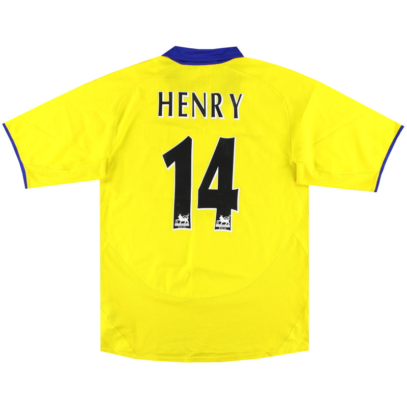 2003-04 Arsenal Nike Away Shirt Henry #14 M Football Shirt