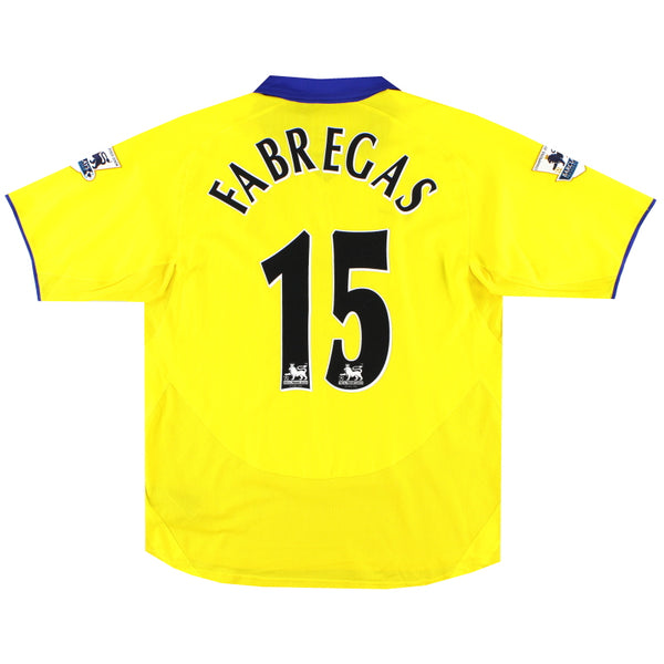 2003-04 Arsenal Nike Away Shirt Fabregas #15 *Mint* L 112712