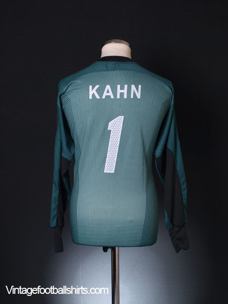 2003-04 Bayern Munich CL Goalkeeper Shirt Kahn #1 M Football Shirt