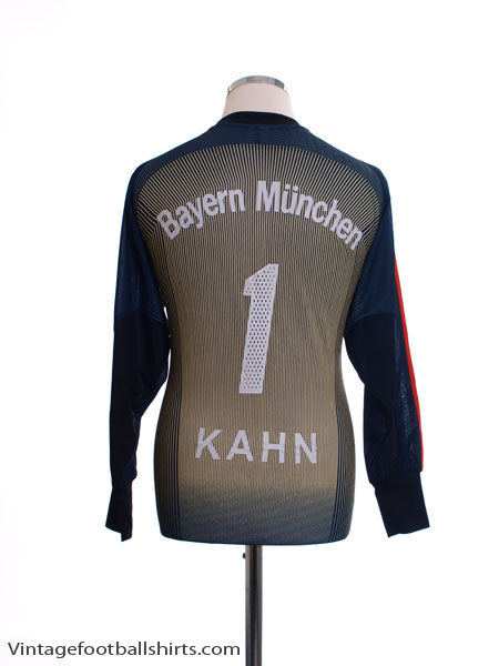 2003-04 Bayern Munich Goalkeeper Shirt Kahn #1 S Football Shirt