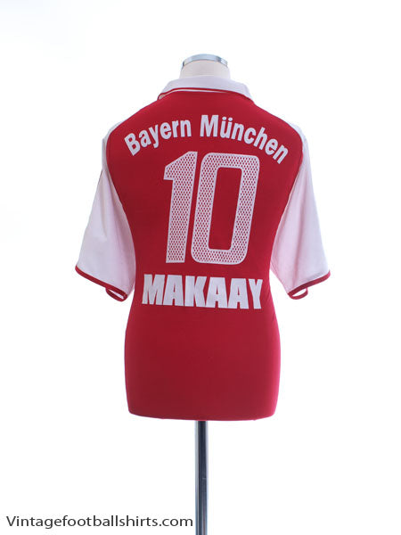 2003-04 Bayern Munich adidas Home Shirt Makaay #10 M Football Shirt