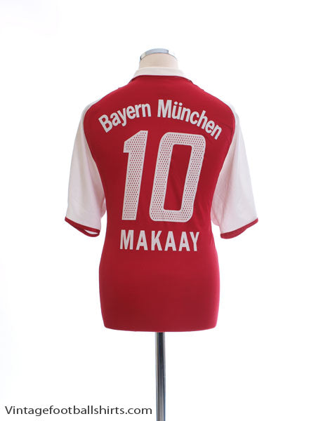 2003-04 Bayern Munich adidas Home Shirt Makaay #10 L Football Shirt