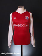 2003-04 Bayern Munich Home Shirt L/S L Football Shirt