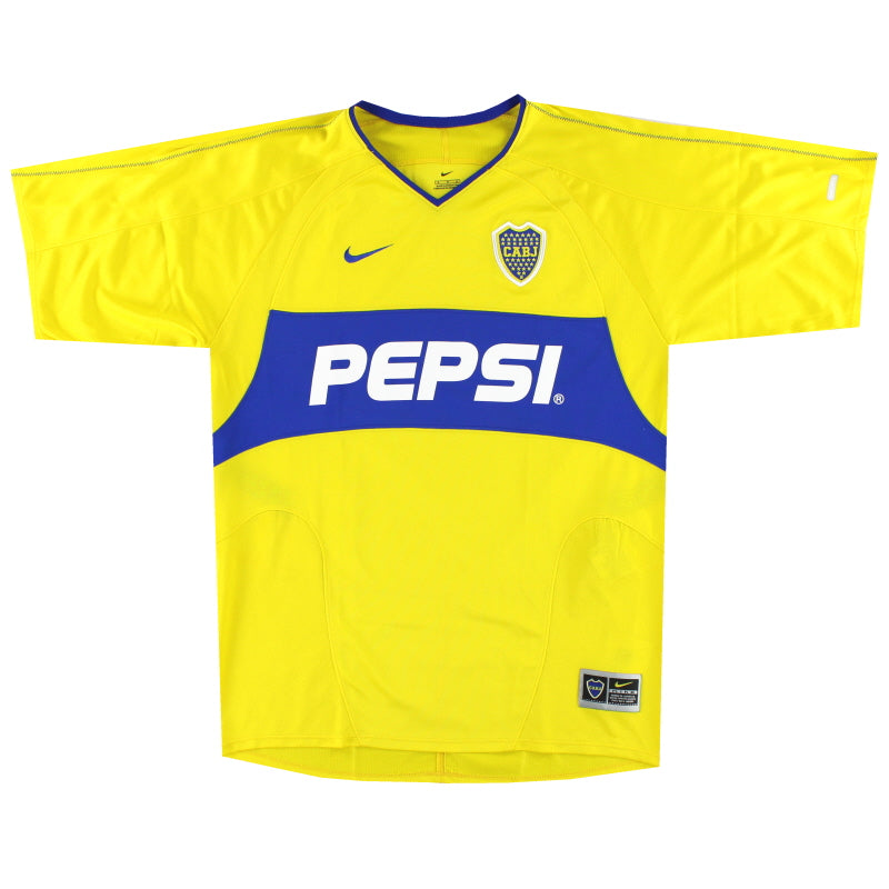 2003-04 Boca Juniors Nike Away Shirt M Football Shirt