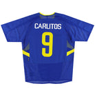 2003-04 Boca Juniors Nike PI Home Shirt Carlitos #9 *As New* M  Football Shirt