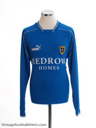 2003-04 Cardiff City Home Shirt L/S L Football Shirt