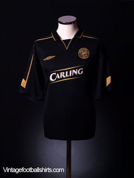 2003-04 Celtic Away Shirt L Football Shirt