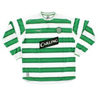 2003-04 Celtic Home Shirt L/S XL.Boys Football Shirt