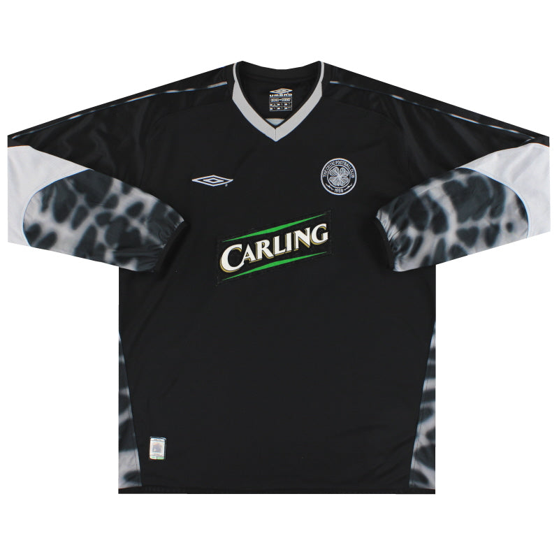 2003-04 Celtic Umbro Goalkeeper Shirt XL.Boys | Vintage Football