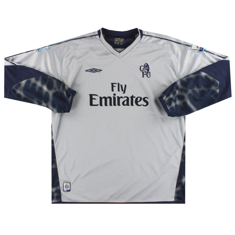 2003-04 Chelsea Umbro Goalkeeper Shirt Cech #1 XXL | Vintage