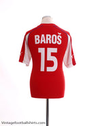 2003-04 Czech Republic Home Shirt Baros #15 L Football Shirt