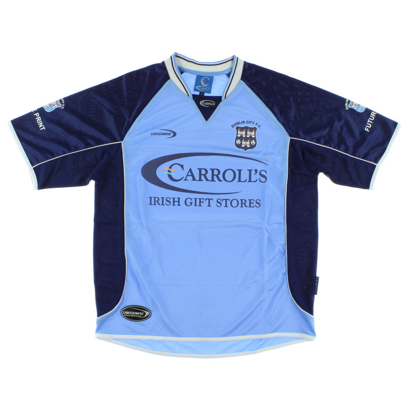 2003-04 Dublin City Home Shirt S Football Shirt