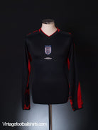 2003-04 England Goalkeeper Shirt M Football Shirt