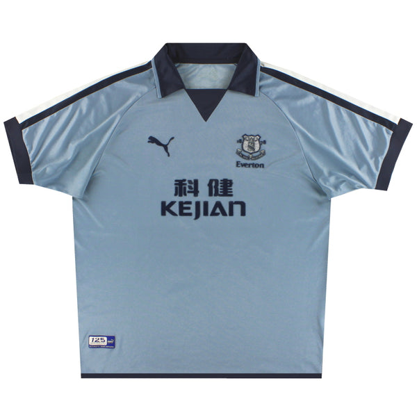 2003-04 Everton Puma '125th Anniversary' Third Shirt XS | Vintage
