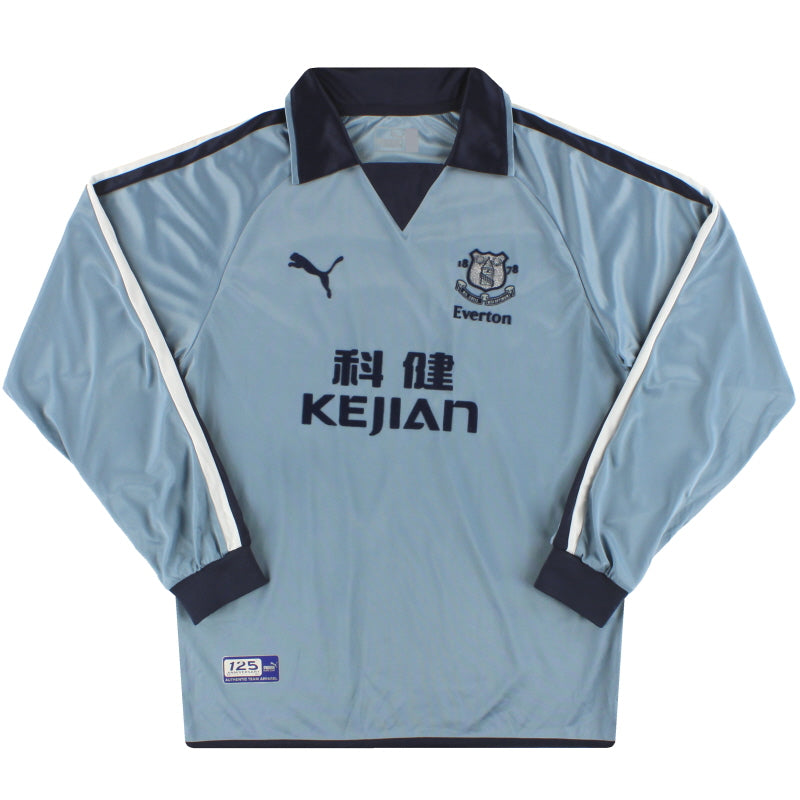 2003-04 Everton Puma Third Shirt L/S M Football Shirt