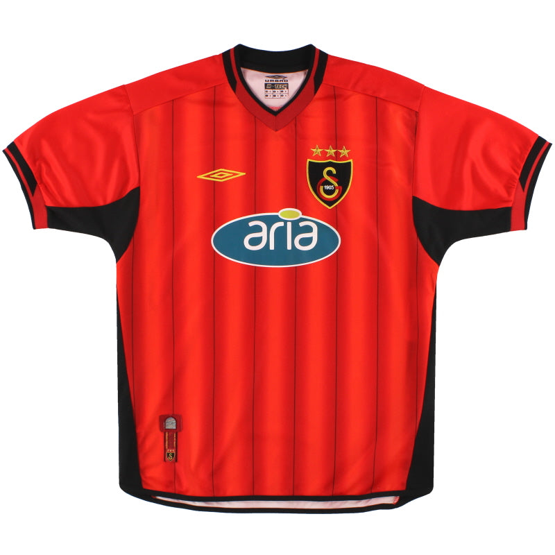 Maillot Extérieur Galatasaray 2002/2003 - Umbro - Taille L - Rouge