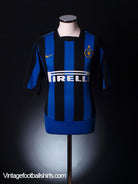 2003-04 Inter Milan Home Shirt M.Boys Football Shirt