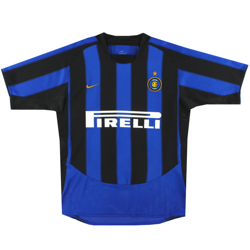 2003-04 Inter Nike Inter Milan Home Shirt L 112662 | Vintage Football ...