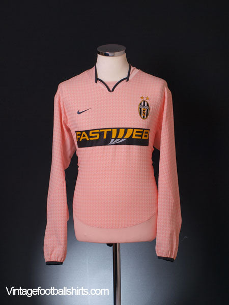 2003-04 Juventus Away Shirt *Mint* L/S L  Football Shirt