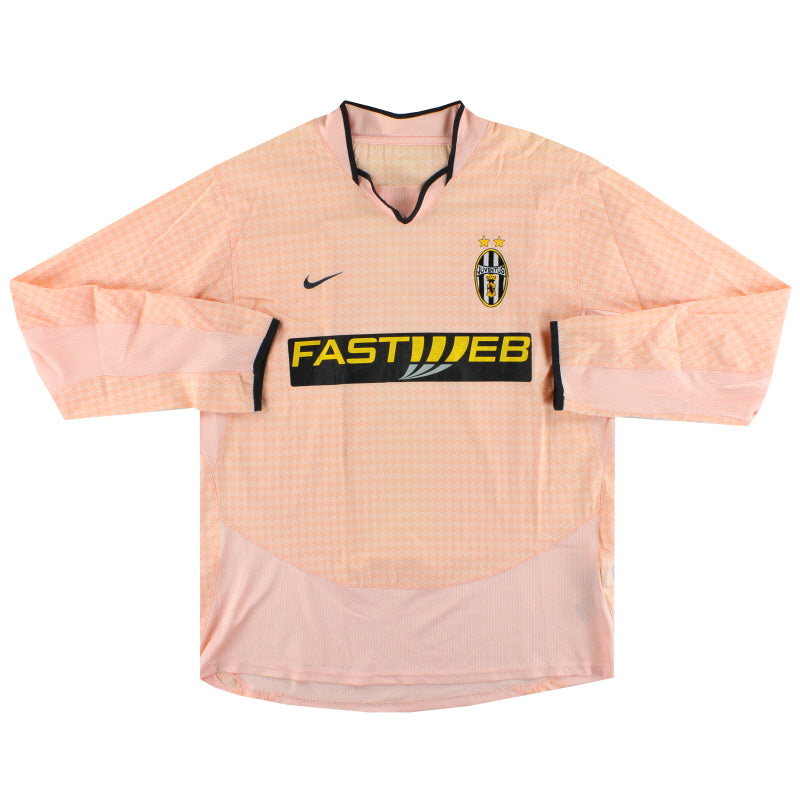 2003-04 Juventus Nike Away Shirt L/S L Football Shirt