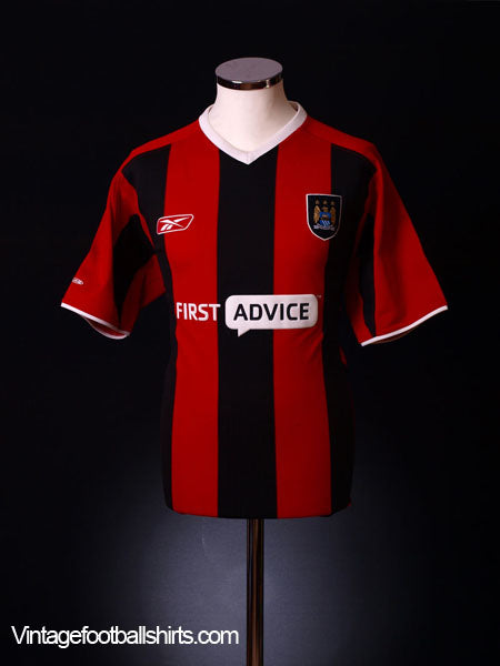 2003-04 Manchester City Away Shirt S Football Shirt