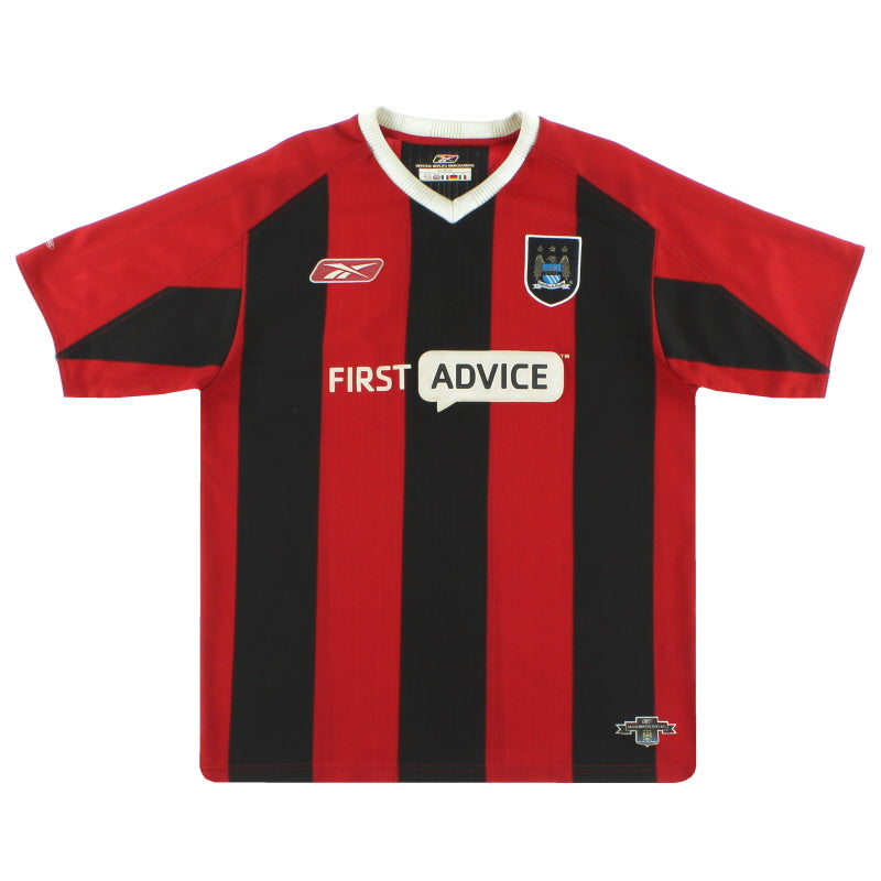 2003-04 Manchester City Reebok Away Shirt L 233939 | Vintage