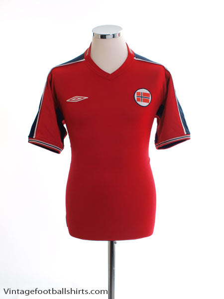 2003-04 Norway Home Shirt M Football Shirt