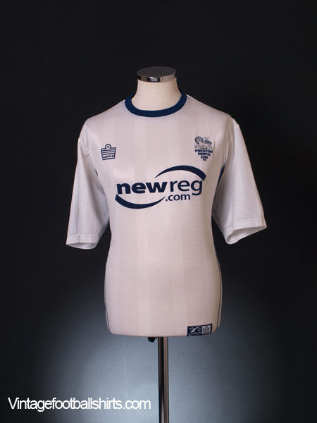 2003-04 Preston Home Shirt L Football Shirt