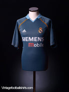 2003-04 Real Madrid Away Shirt L Football Shirt