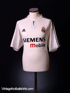 2003-04 Real Madrid Home Shirt XXL Football Shirt