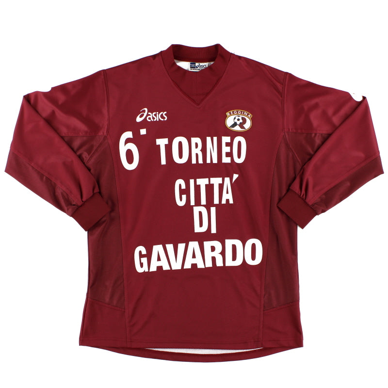 2003-04 Reggina Home Shirt L/S XL Football Shirt