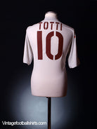 2003-04 Roma Away Shirt Totti #10 *Mint* XL Football Shirt
