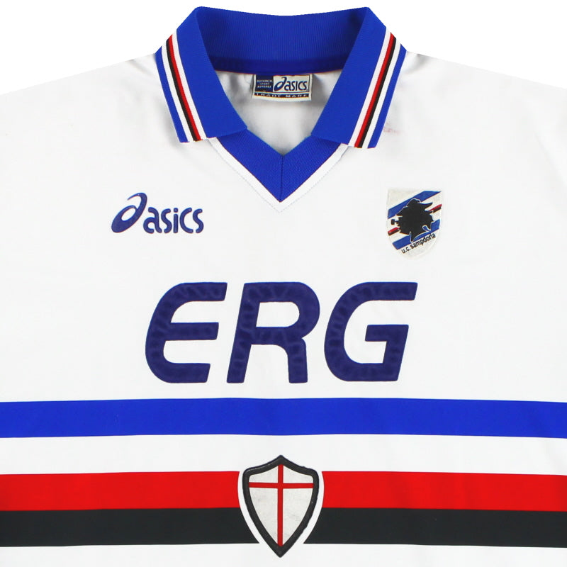 2003-04 Sampdoria Asics Away Shirt L/S L | Vintage Football Shirts